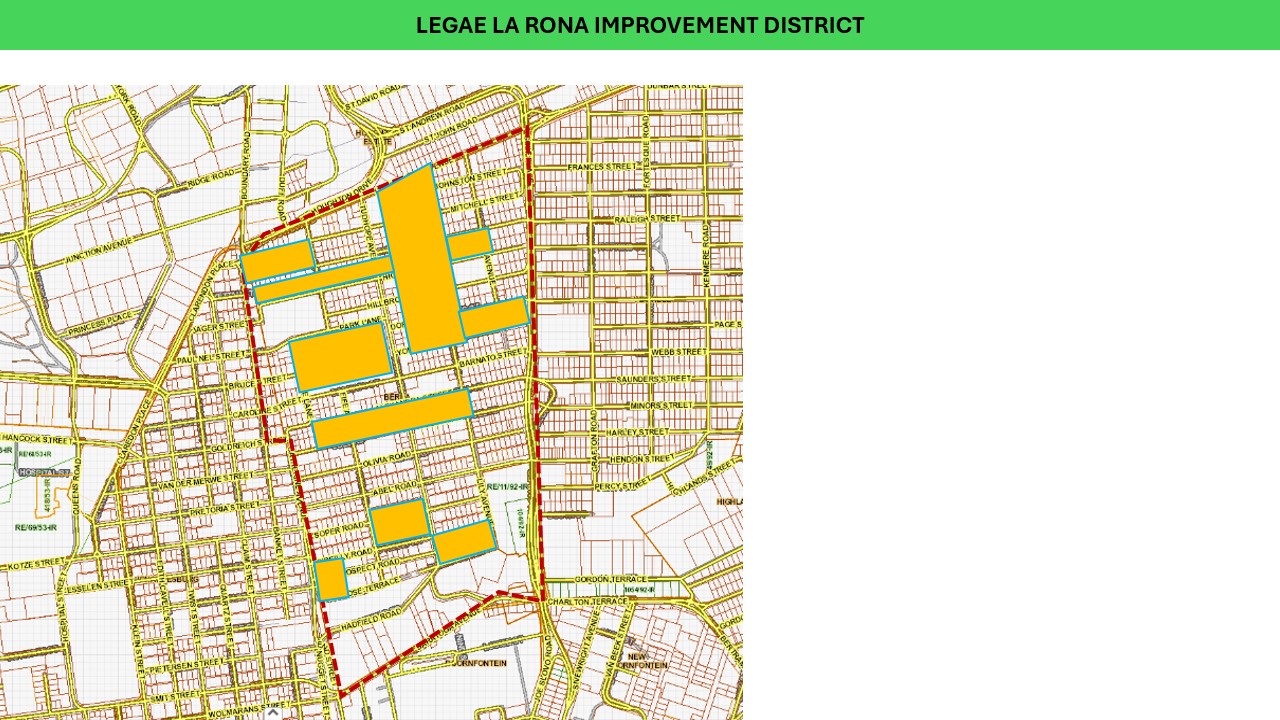 Legae La Rona Improvement District Map