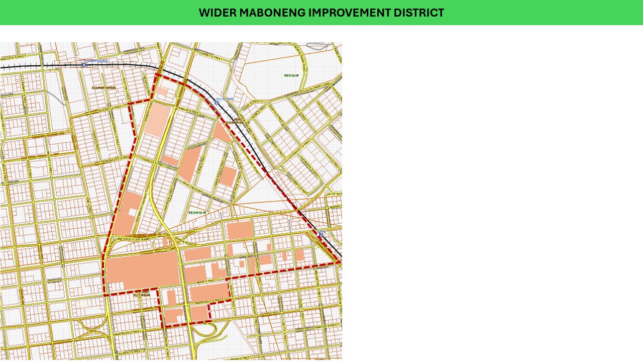 Wider Maboneng Improvement District Map