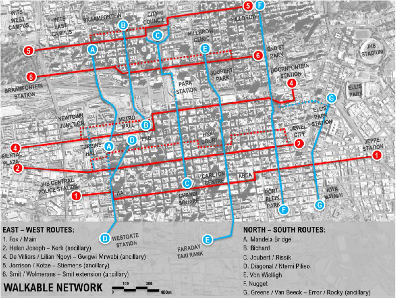 The Walkable Network Map